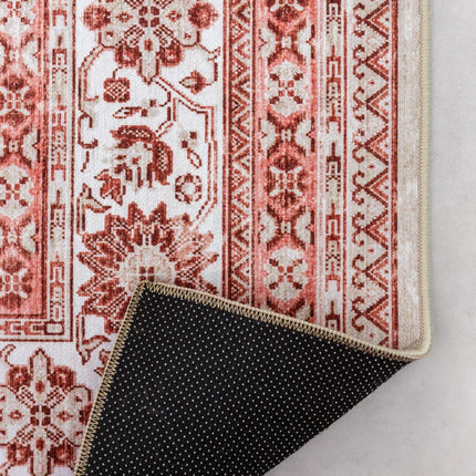 Vintage vloerkleden - Vintage vloerkleed Nomad Roze/Rood - Vloerkledenloods