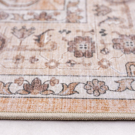 Vintage vloerkleden - Vintage vloerkleed Serai Beige/Bruin - Vloerkledenloods