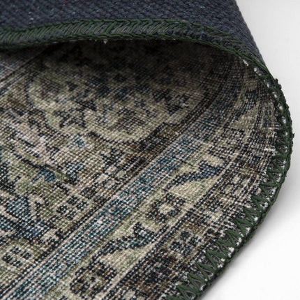 Vintage vloerkleden - Vintage vloerkleed Shirak Dark Green Interieur05 - Vloerkledenloods