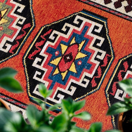 Vintage vloerkleden - Vloerkleed Antalia Red Mix 9844 - Louis de Poortere - Vloerkledenloods