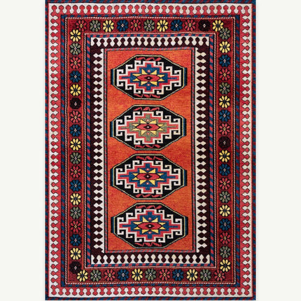 Vintage vloerkleden - Vloerkleed Antalia Red Mix 9844 - Louis de Poortere - Vloerkledenloods