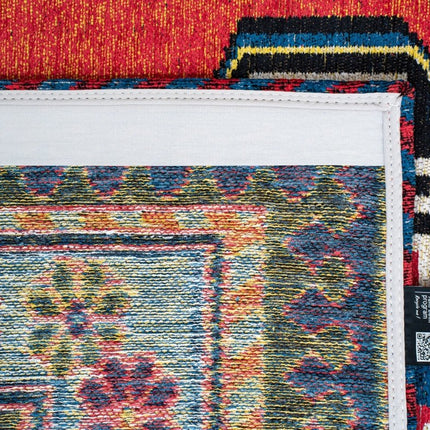 Vintage vloerkleden - Vloerkleed Antalia Red Mix 9844 - Louis de Poortere - Vloerkledenloods