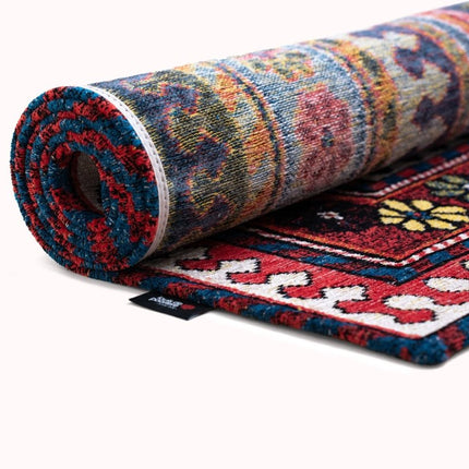 Vintage vloerkleden - Vloerkleed Antalia Red Mix 9844 - Louis de Poortere - Vloerkledenloods
