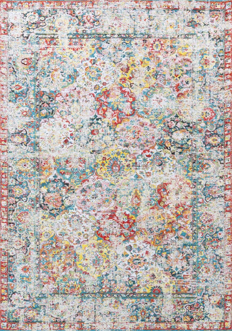 Vintage vloerkleden - Vloerkleed Bakhtiari Janissery Multi 8712 - Louis de Poortere - Vloerkledenloods