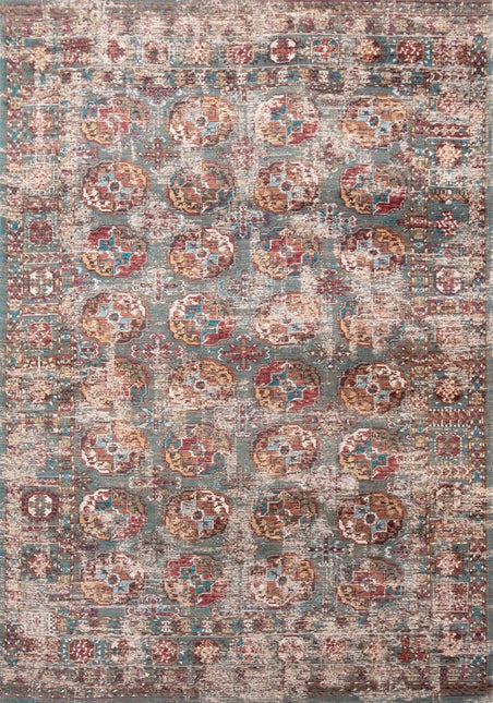 Vintage vloerkleden - Vloerkleed Kasak Almati 9845 - Louis de Poortere - Vloerkledenloods