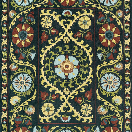 Vintage vloerkleden - Vloerkleed Suzani Bavaria 9729 - Louis De Poortere - Vloerkledenloods