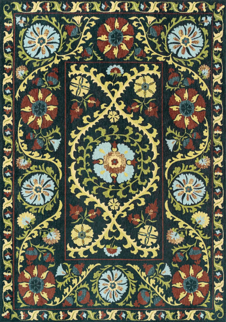 Vintage vloerkleden - Vloerkleed Suzani Bavaria 9729 - Louis De Poortere - Vloerkledenloods