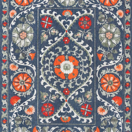 Vintage vloerkleden - Vloerkleed Suzani Nordic 9730 - Louis De Poortere - Vloerkledenloods