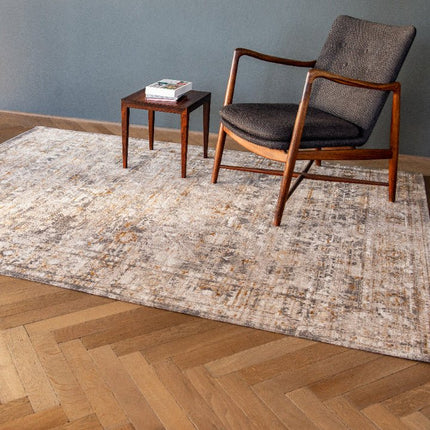 Vintage vloerkleden - Vloerkleed Ushak Suleiman Grey 8884 - Louis De Poortere - Vloerkledenloods