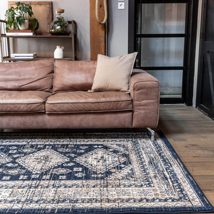 Vintage Vloerkleed Aila Blauw - Vloerkledenloods