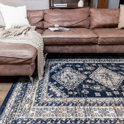 Vintage Vloerkleed Aila Blauw - Vloerkledenloods