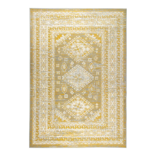 Vintage Vloerkleed Aila Geel - Vloerkledenloods