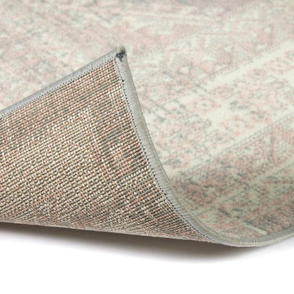 Vintage Vloerkleed Aila Grijs/Roze - Vloerkledenloods