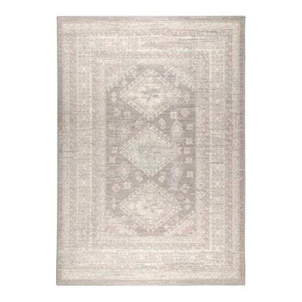 Vintage Vloerkleed Aila Grijs/Roze - Vloerkledenloods