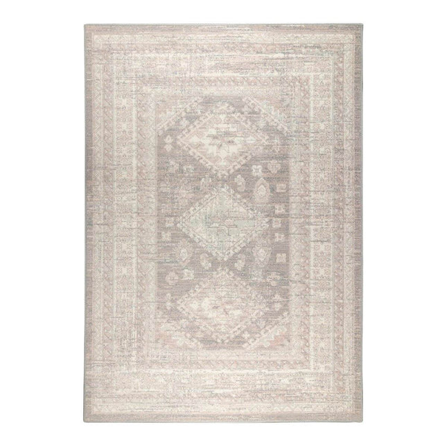 Vintage Vloerkleed Aila Grijs/Roze - Vloerkledenloods