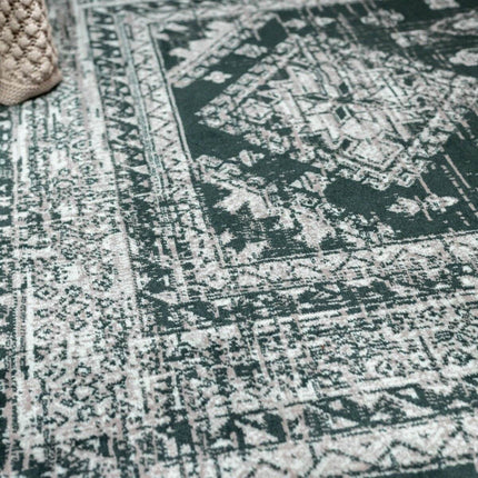 Vintage Vloerkleed Aila Groen - Vloerkledenloods