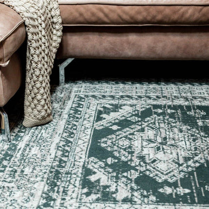 Vintage Vloerkleed Aila Groen - Vloerkledenloods