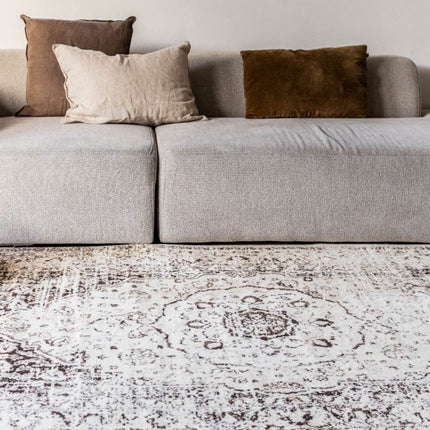 Vintage vloerkleed Arya bruin/beige - Vloerkledenloods