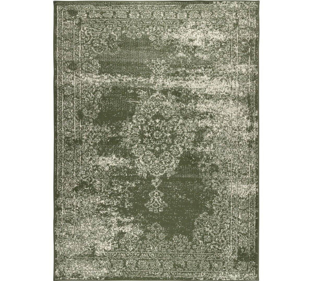 Vintage Vloerkleed Bloom - Groen - EVA Interior - Vloerkledenloods