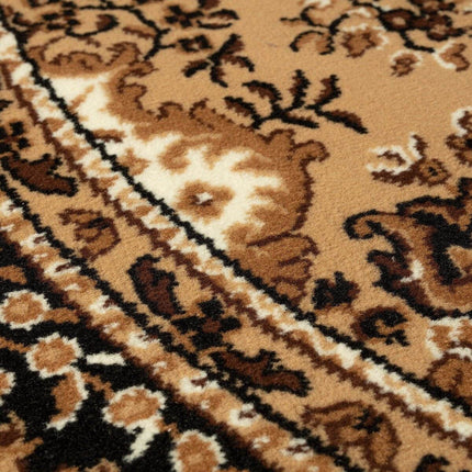 Vintage Vloerkleed Bruin Rond - Perzisch - Retro - Nain - Vloerkledenloods