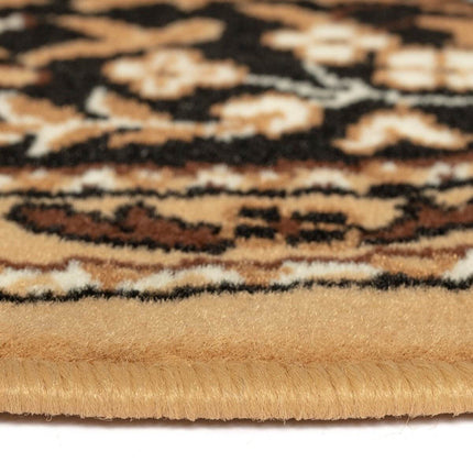 Vintage Vloerkleed Bruin Rond - Perzisch - Retro - Nain - Vloerkledenloods