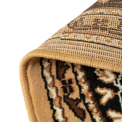 Vintage Vloerkleed Bruin Rond - Perzisch - Retro - Nain - Vloerkledenloods