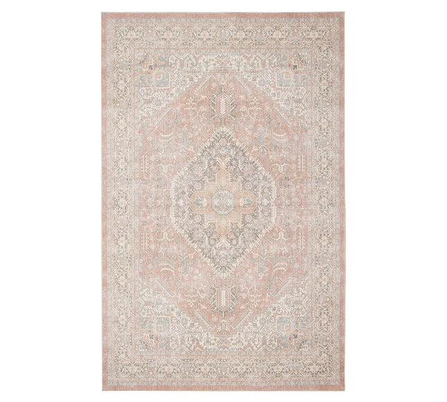 Vintage vloerkleed Ethel Bruin - Vloerkledenloods