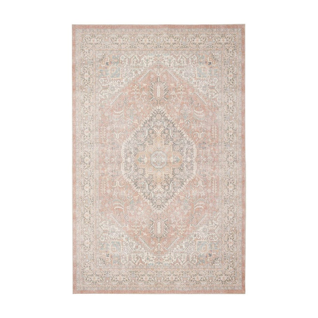 Vintage vloerkleed Ethel Bruin - Vloerkledenloods