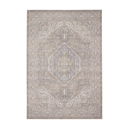 Vintage vloerkleed Ethel Groen/Blauw - Vloerkledenloods