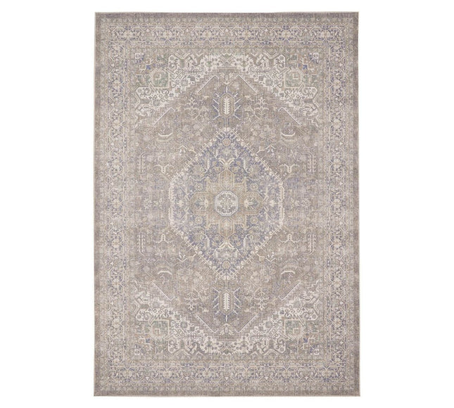 Vintage vloerkleed Ethel Groen/Blauw - Vloerkledenloods