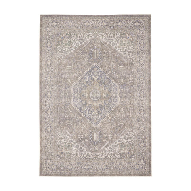 Vintage vloerkleed Ethel Groen/Blauw - Vloerkledenloods