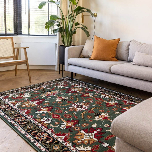 Vintage Vloerkleed Funda Groen - Vloerkledenloods