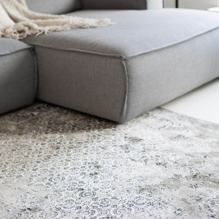 Vintage Vloerkleed Grijs - Meadow - Vloerkledenloods