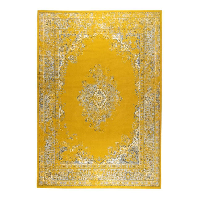 Vintage Vloerkleed Keshan Geel - Vloerkledenloods