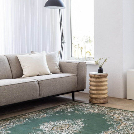 Vintage Vloerkleed Keshan Groen - Vloerkledenloods