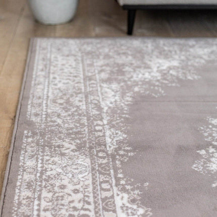 Vintage Vloerkleed Keshan Taupe/Bruin - Vloerkledenloods