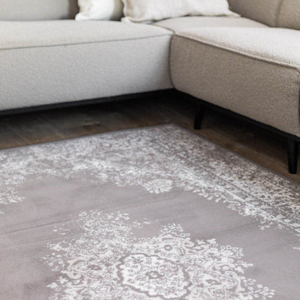 Vintage Vloerkleed Keshan Taupe/Bruin - Vloerkledenloods