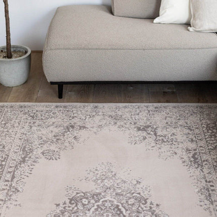 Vintage Vloerkleed Keshan Zand/Beige - Vloerkledenloods
