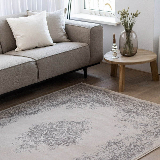 Vintage Vloerkleed Keshan Zand/Beige - Vloerkledenloods