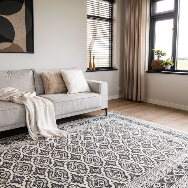 Vintage vloerkleed Marad Grijs/Antraciet Interieur05 - Vloerkledenloods