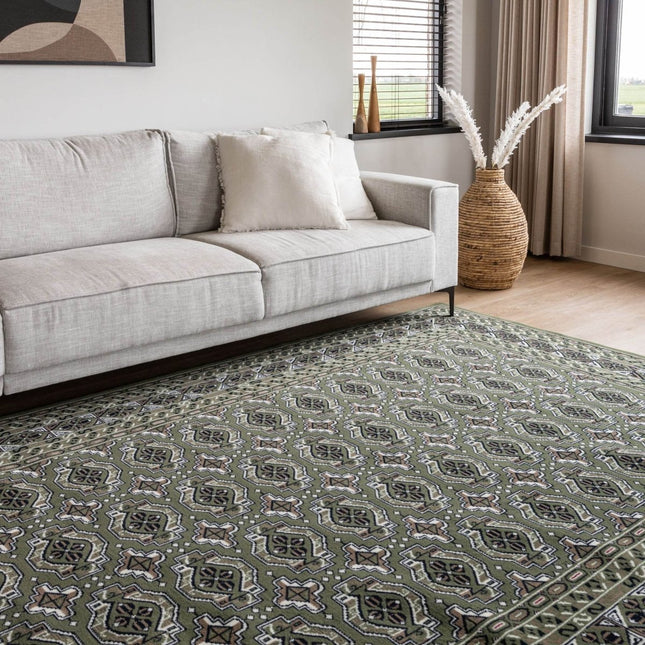 Vintage vloerkleed Marad Groen Interieur05 - Vloerkledenloods