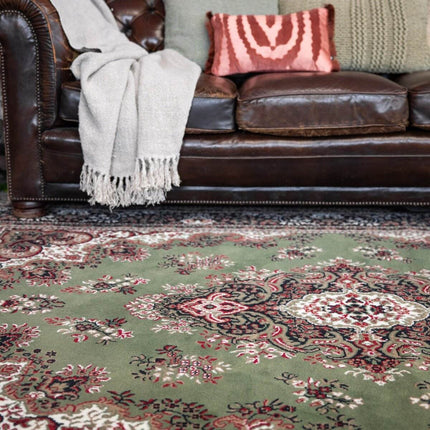Vintage vloerkleed Nain Perzisch Groen - Vloerkledenloods