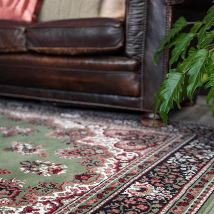 Vintage vloerkleed Nain Perzisch Groen - Vloerkledenloods