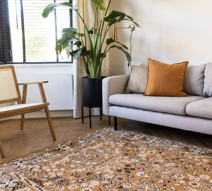 Vintage Vloerkleed Nazly Geel - Vloerkledenloods