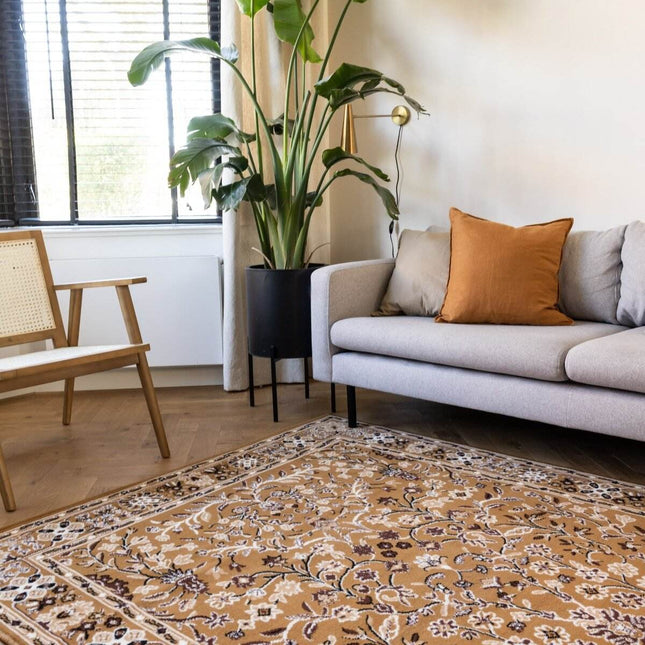 Vintage Vloerkleed Nazly Geel - Vloerkledenloods