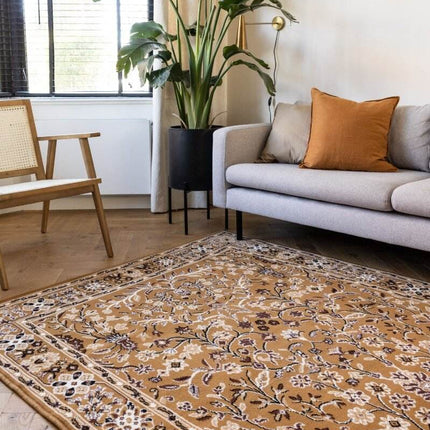 Vintage Vloerkleed Nazly Geel - Vloerkledenloods