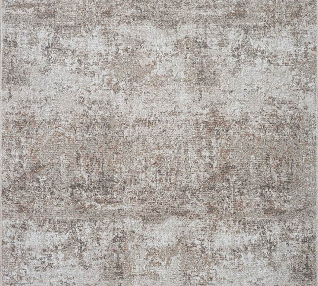 Vintage vloerkleed Smuk beige/bruin met franjes - Vloerkledenloods