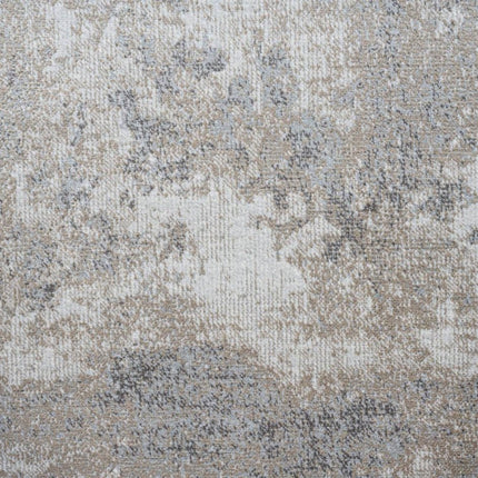 Vintage vloerkleed Smuk grijs met franjes - Vloerkledenloods