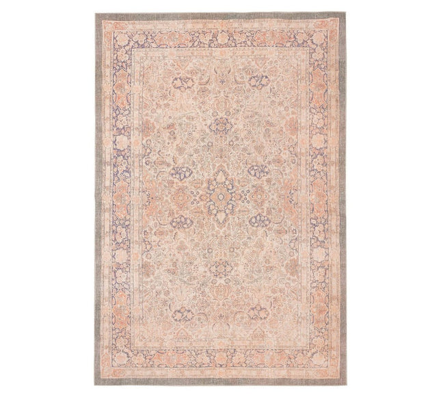 Vintage vloerkleed Sybil Groen/Beige - Vloerkledenloods