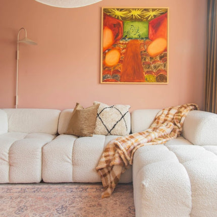 Vintage vloerkleed Sybil Groen/Beige - Vloerkledenloods